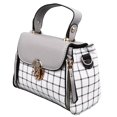 thumbnail image 4 of <p>Checkered Handbag Shoulder Bag  Bag Versatile Large Capacity Lightweight Portable Stylish Checkered Handbag With Strap For Dating Shopping</p>, 4 of 7