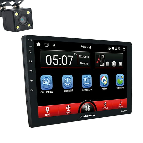 Autoestéreo Pantalla Audiobahn AA912 9" CarPlay Android Auto Nuevo Audiobahn AA912