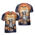thumbnail image 3 of Mummy Bernese Mountain Dog Happy Halloween with Pumpkins Bats Spooky Fun All Over Print 3D Shirt Unisex Merch Berner Lover Gifts - 00019, 3 of 6