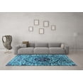 thumbnail image 3 of Ahgly Company Indoor Rectangle Oriental Light Blue Industrial Area Rugs, 8' x 10', 3 of 4