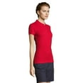 thumbnail image 3 of SOLS Womens People Pique Short-Sleeved Polo Shirt, 3 of 5