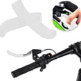 thumbnail image 4 of Anti-Slip Silicone Lever Grips Waterproof Bicycle Brake Lever Cover Brake Handle Grips Protector - White, 4 of 5