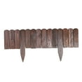 thumbnail image 3 of Colaxi Decorative Garden Fence Garden Edging Border Detachable Landscape Border Landscape Decor Gardens Fencing Wooden for Flower Bed into the ground, 3 of 9