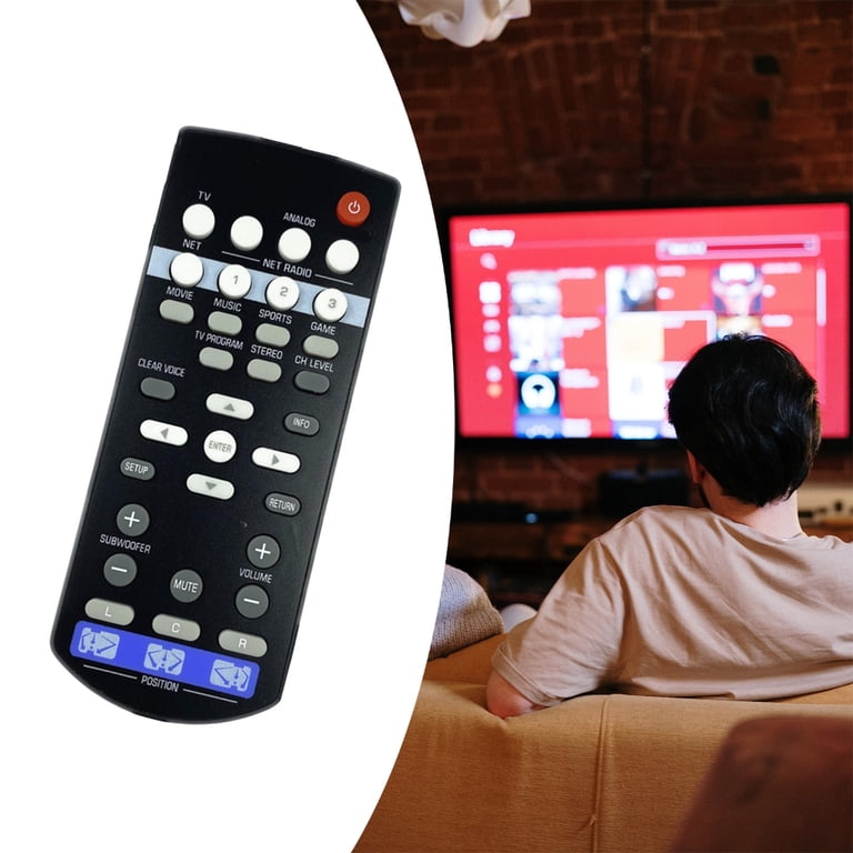 Zeiwohndc Remote Control for FSR86 ZP80780 SRT-1500 YSP-1600