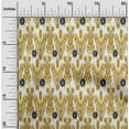thumbnail image 1 of oneOone Tissu Polyester Lycra Style Arbre Ikat Décor Tissu Imprimé BTY 56 Pouces de Large, 1 of 4
