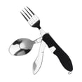 thumbnail image 1 of Sokhug 3-in-1 Stainless Steel Fruit Cutter Head Watermelon Cutter Slicers Tool Portable Watermelon Windmill Cutter fork Slicers Quickly Fruit forks for Home, 1 of 8