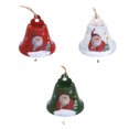 thumbnail image 3 of Wosthever Campanas de árbol de Navidad, campana artesanal de hierro de cáñamo, colgantes tradicionales exquisitos para festivales, diseño de escena, Kits de decoración para fiestas Rojo Wosthever HA070665-01, 3 of 6