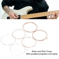 thumbnail image 4 of Guitar Strings, Gold Beads 11-52 Gauge Acoustic Guitar Strings 6 Pcs  For Replacement, 4 of 8