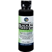 Amazing Herbs Black Seed Oil Blend - Flax Seed Oil - 8 oz