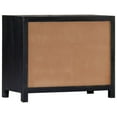 thumbnail image 6 of vidaXL Hand Carved Side Cabinet Gray 29.5"x13.8"x23.6" Solid Mango Wood, 6 of 10