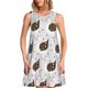 thumbnail image 1 of Balery Cute Swan Vestidos de verano para mujer con estampado: vestido holgado sin mangas, vestido playero informal y cómodo para días calurosos., 1 of 7