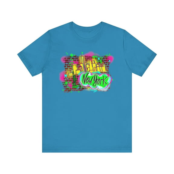 New York City, NY, Airbrush Apparel, Graffiti Design T-shirt, Unisex Tee