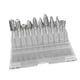 thumbnail image 2 of Juego de brocas rotativas de acero de tungsteno, pulido de metales, brocas de tallado de doble corte resistentes y fáciles de usar, 2 of 9