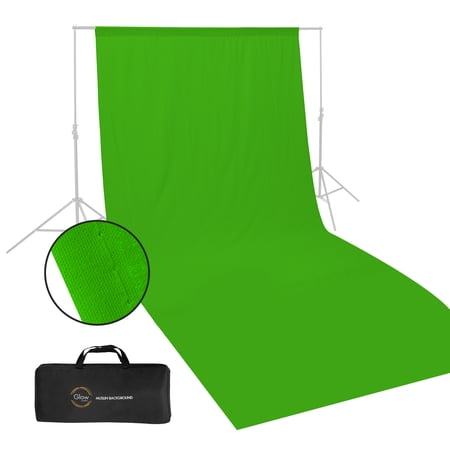 Glow Muslin Background - 10 x 20 (Chroma Green)