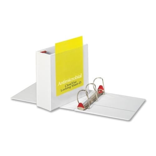Cardinal Locking Slant-D ClearVue Binder 4' Binder Capacity - Letter - 8 1/2' x 11' Sheet Size - 890 Sheet Capacity - 3 3/5' Spine Width - 3 x D-Ring Fastener(s) - 2 Inside Front & Back Pocket(s) - Po