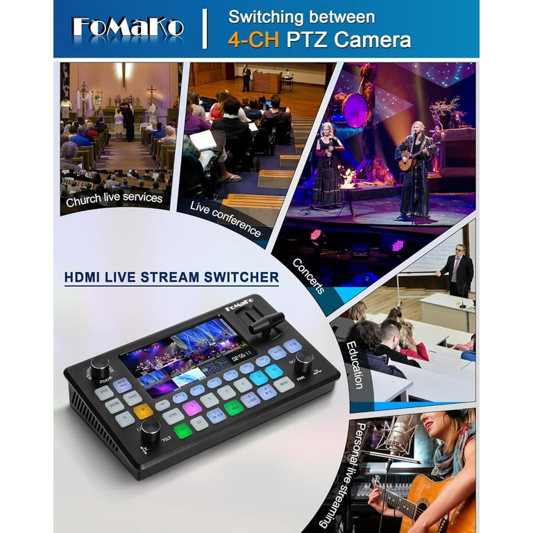 FoMaKo PTZコントロール機能付きビデオスイッチャー KC601 美品