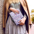 thumbnail image 5 of HELLHERO Lavender Field with Butterflies Bible Covers, Zipper PU Leather Church Bible Bag for Work Christian Prayer Study, Top Handle Bible Book Covers, 5 of 12