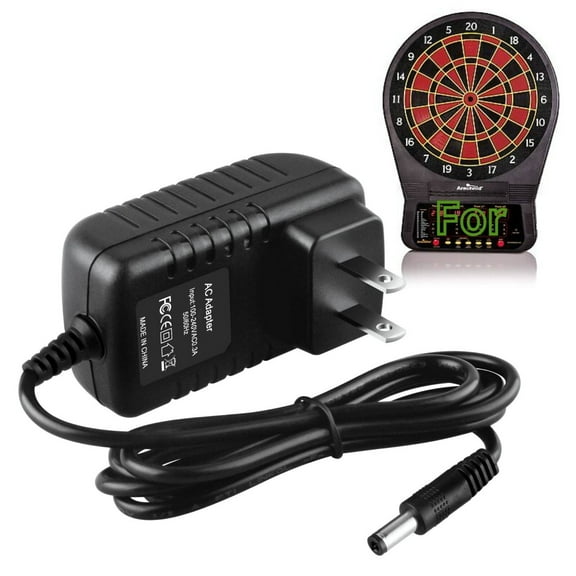 K-MAINS 9V AC Adapter Compatible With Arachnid Cricket Pro 670 750 300 Dartboard Power