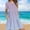 Gray, variant on Women's Tiered Flowy Mini Dress with Pockets - Casual Short Sleeve T-Shirt Dress for Summer