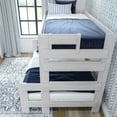 thumbnail image 3 of Plank+Beam Solid Wood Farmhouse Twin over Full Bunk Bed, White Wash, 3 of 6