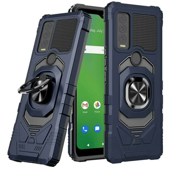 Compatible for at&t Motivate Max U668AA Robotic Cover Phone Case - Blue