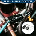 thumbnail image 2 of Conector de enchufe de lámpara de alta tensión de 3 pines, conector terminal de cable macho hembra para Honda Civic, 1 juego, 2 of 6