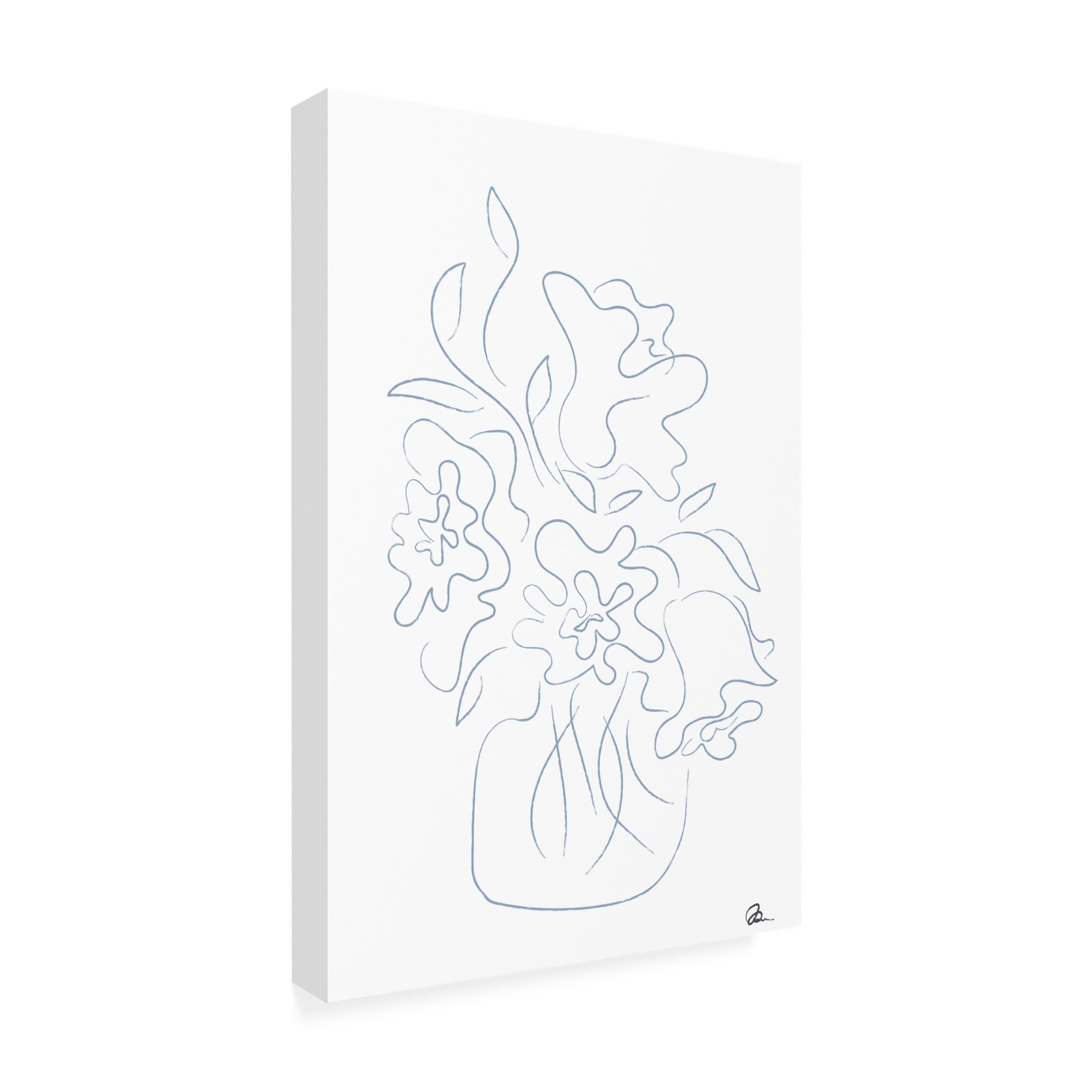 Trademark Fine Art Pictufy Studio Flower Bouquet Sketch Canvas Wall Art