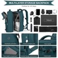 thumbnail image 4 of Carry on Backpack 45L Expandable Travel Backpack Airplane Approved Weekender Bag Water Resistant Laptop Backpack for Men Women DMH, 4 of 7