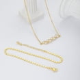 thumbnail image 6 of Gold/Sliver Ankle Bracelets for Women,14K Gold Anklets for Women Waterproof Cuban Link Heart Beads Herringbone Rhinestone Anklets Set Layered Anklet Bracelets for Women Gold Jewelry Gift, 6 of 6