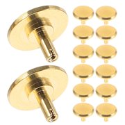ETHZZLE 20Pcs Copper Clock Second Pointer Caps for Quartz Wall Clocks Easy to Install Repair Kit