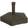 thumbnail image 1 of Outsunny Base de Parasol de Patio, Support de Parasol, Rempli de Sable/eau, Brun, 1 of 10