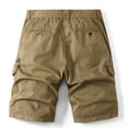 thumbnail image 4 of Njagoc3 Mens Teal Cargo Shorts, Rugged Multi - Pockets, Durable, Summer Hiking & Casual Outings, 4 of 6