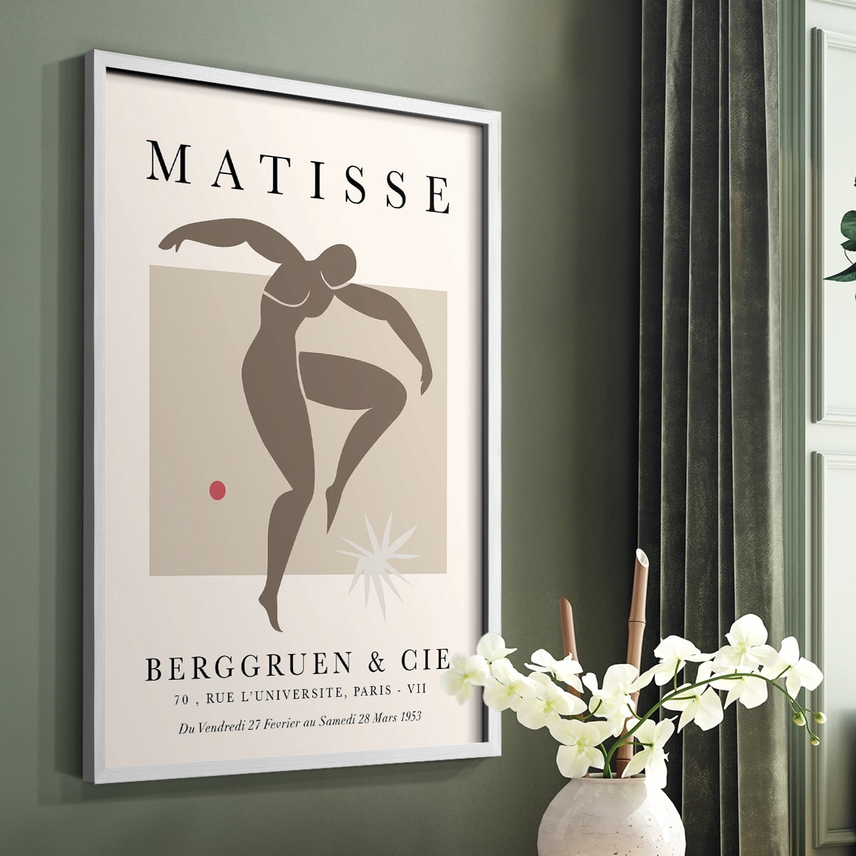 Matisse CCXXIX in Solid Wood 11 x 14 Framed Print