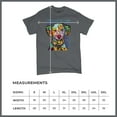 thumbnail image 5 of Tee Hunt Dean Russo Dalmatian Luv Colorful Dog T-Shirt Neon Puppy Men's Tee, Charcoal, Medium, 5 of 5