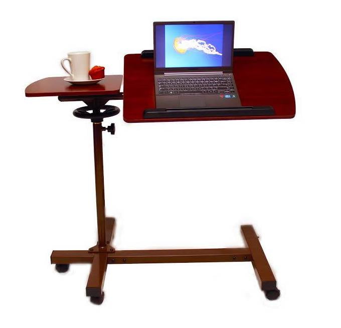 Best Over Bed Table™, 360° Swivel, Largest Surface Area, 50° TwoWay