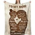 thumbnail image 1 of LHSHID Mom Birthday Gifts Mom Blanket from Daughter Mom Gifts from Daughters for Mothers Day Christmas 50"x60", 1 of 5