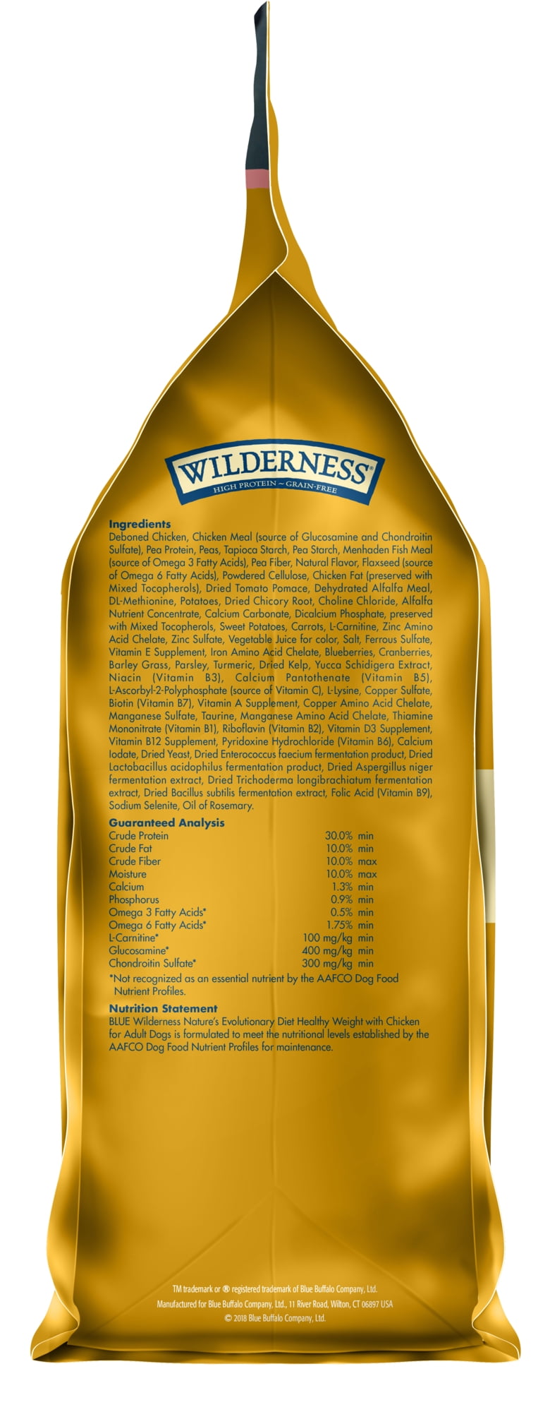 blue wilderness healthy weight chicken