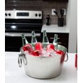thumbnail image 4 of Tina para Bebidas BIRDROCK HOME de Acero Inoxidable Martillado 11.35L, 4 of 6