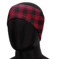 thumbnail image 4 of Shimmer Anna Shine Ear Warmer Thermal Headbands for Women (Red and Black Buffalo Plaid), 4 of 6