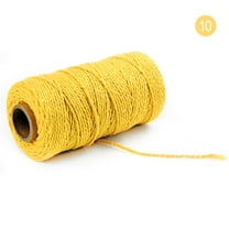 OAVQHLG3B Natural Macrame Cord Cotton Cord,2mm x 100 yards String Cord Colored Cotton Rope Craft Cord for DIY Crafts Knitting Plant Hangers Christmas Wedding D茅cor