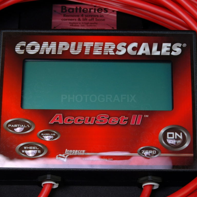 Longacre Computerscales® AccuSet II™ 1100 lb/pad Longacre Computerscales® AccuSet II™ 1100 lb/pad