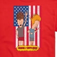 thumbnail image 3 of Beavis & Butthead - Americana - Men's Short Sleeve Graphic T-Shirt, 3 of 5