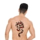 thumbnail image 1 of Pegatinas temporales ANGGREK 12 hojas resistente al agua brazo falso pecho hombro cuerpo imagen de animal, 1 of 8