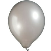 11" Latex Balloons Metallic SILVER