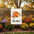 thumbnail image 4 of Oioii Pumpkin Garden, Autumn Sunflower Yard Flags for Thanksgiving Rustic Seasonal Outside Outdoor Decoration, 4 of 6