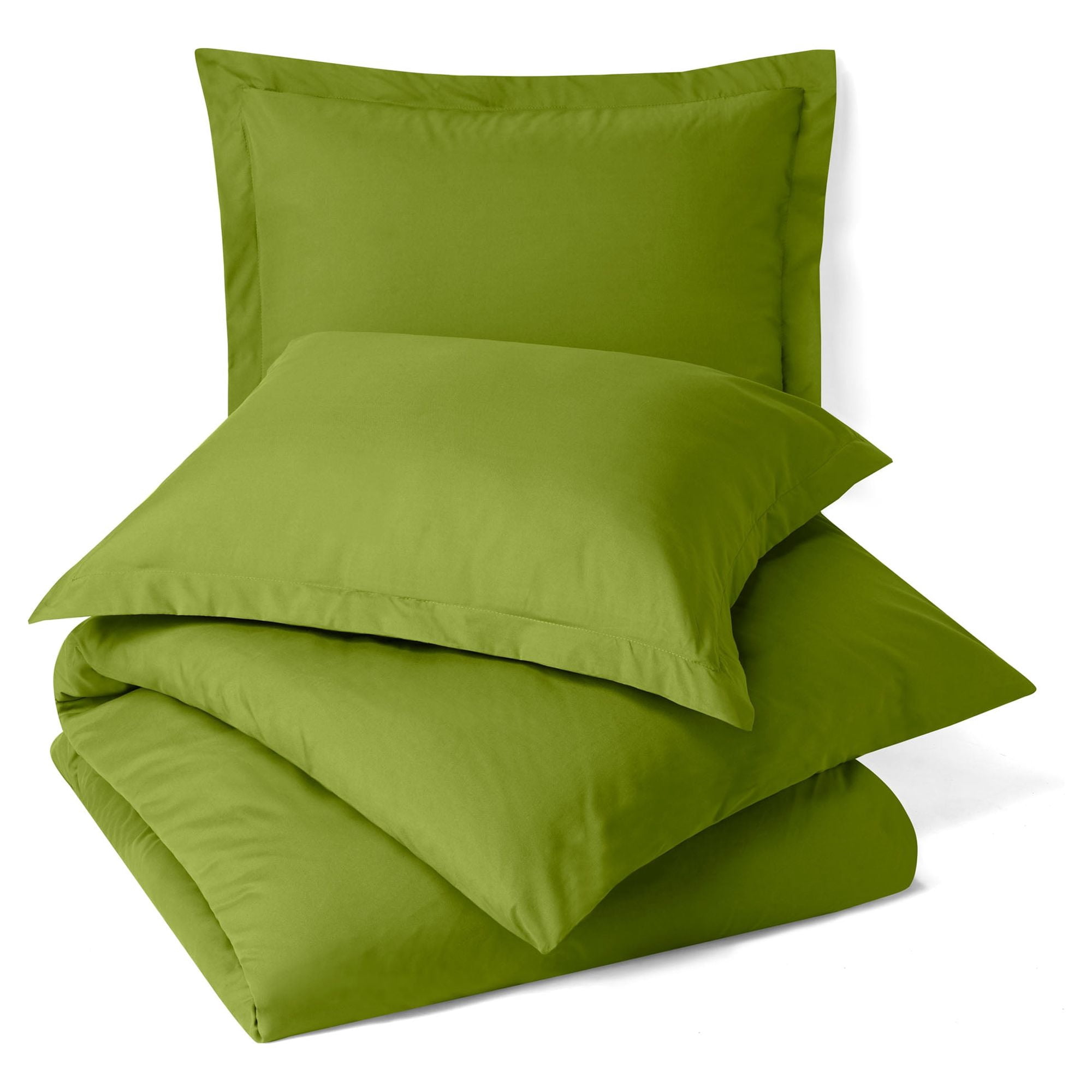 Hearth & Harbor 3-Piece Galla Green Duvet Cover Set, King