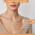 thumbnail image 5 of LUNVKY S925 Sterling Silver Plated Chains for Women Girls 1.5mm/2mm Cuban Curb Link Non-tarnish Necklace Birthday Jewelry Gifts Teen Her Kids Age Ideas 16/18/20/22 Inch, 5 of 6