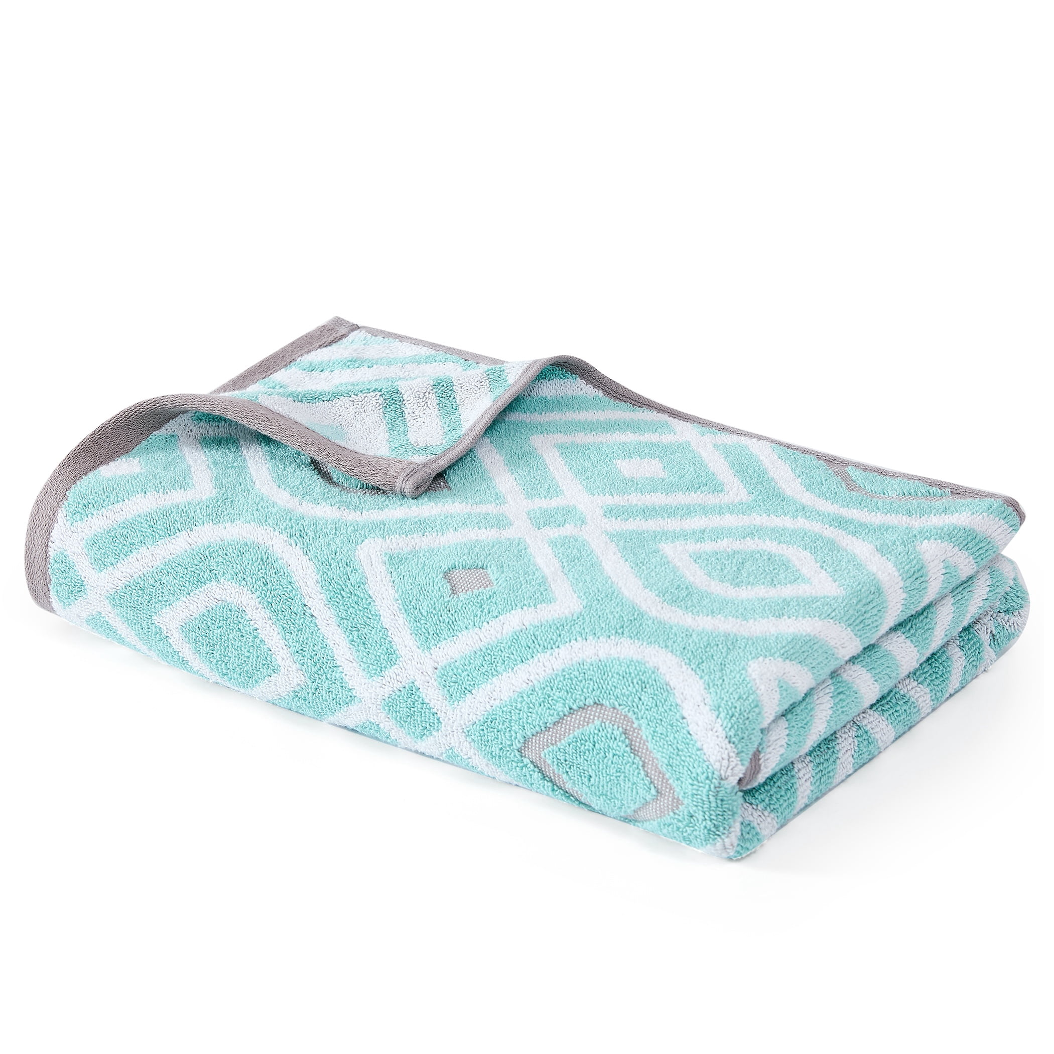 Modern Threads Oxford 6-Piece Cotton Towel Set, Aqua