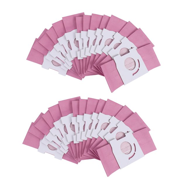 30Pcs Vacuum Cleaner Bag Dust Bag C-13 Replacement for -CA291 -CA591 -3920 -3300 Vacuum Cleaner Parts,30 x Vacuum Cleaner Bag,Pink
