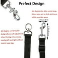 thumbnail image 6 of 3 in 1 Dog Leashes Multi Pet Leads 3 Way Dog Lead Splitter Pet Triple Lead Coupler Adjustable Detachable Nylon Traction Rope for One/Two/Three Dog Cats Pet Walking/Black, 6 of 9